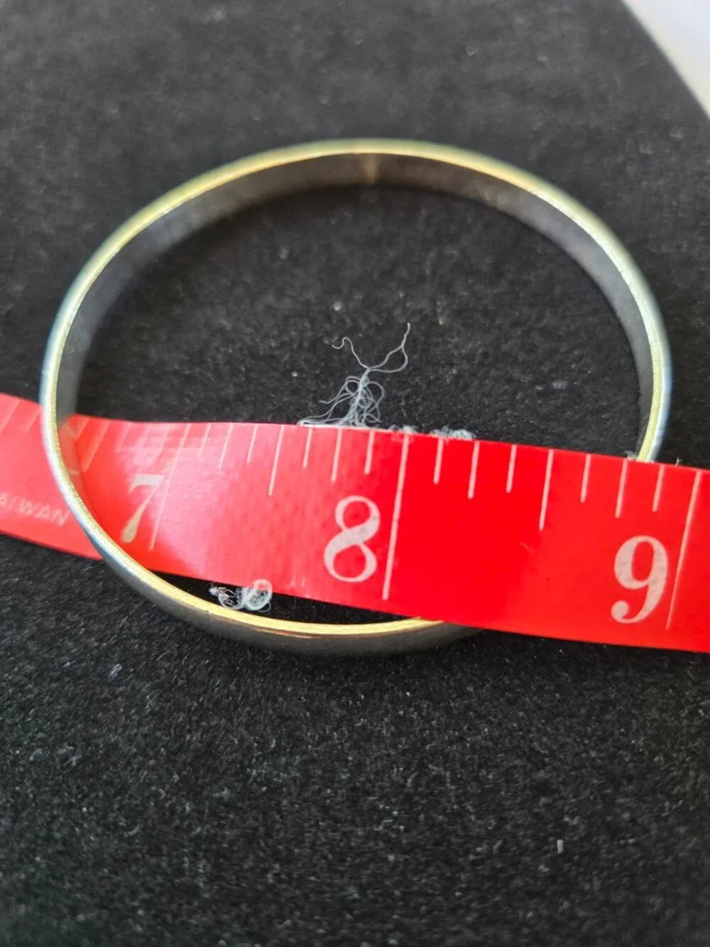 Vintage Taxco Mexico Silver Bangle Thin Minimalis Bracelet - Picture 8 of 8